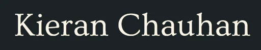 The director's name, typeset in cream serif lettering on a dark background.